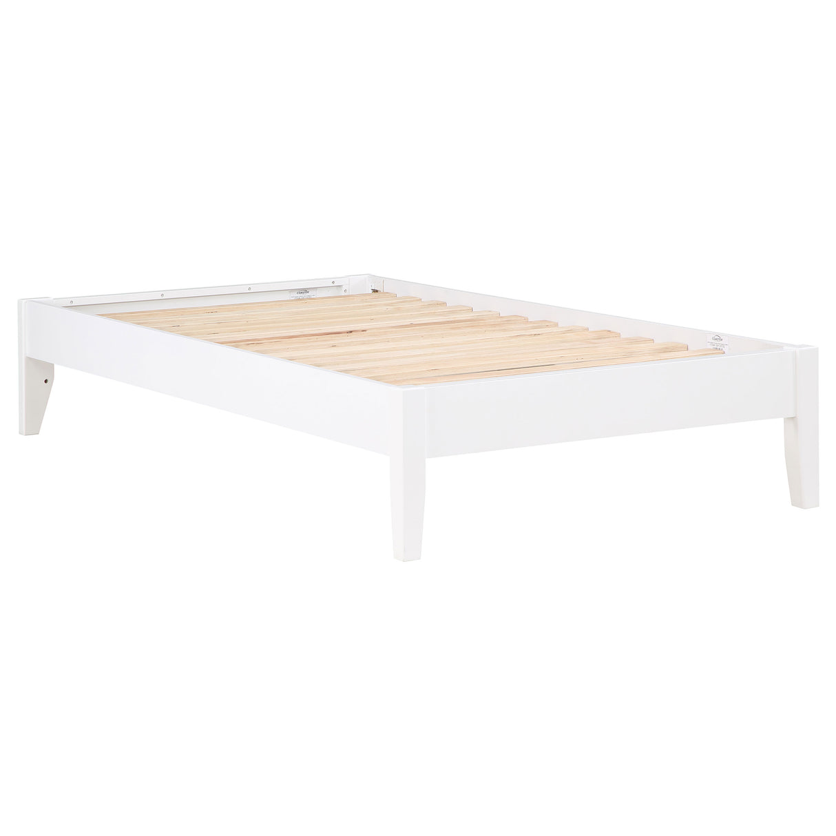 Twin  Bed - Hounslow Platform Twin Bed White