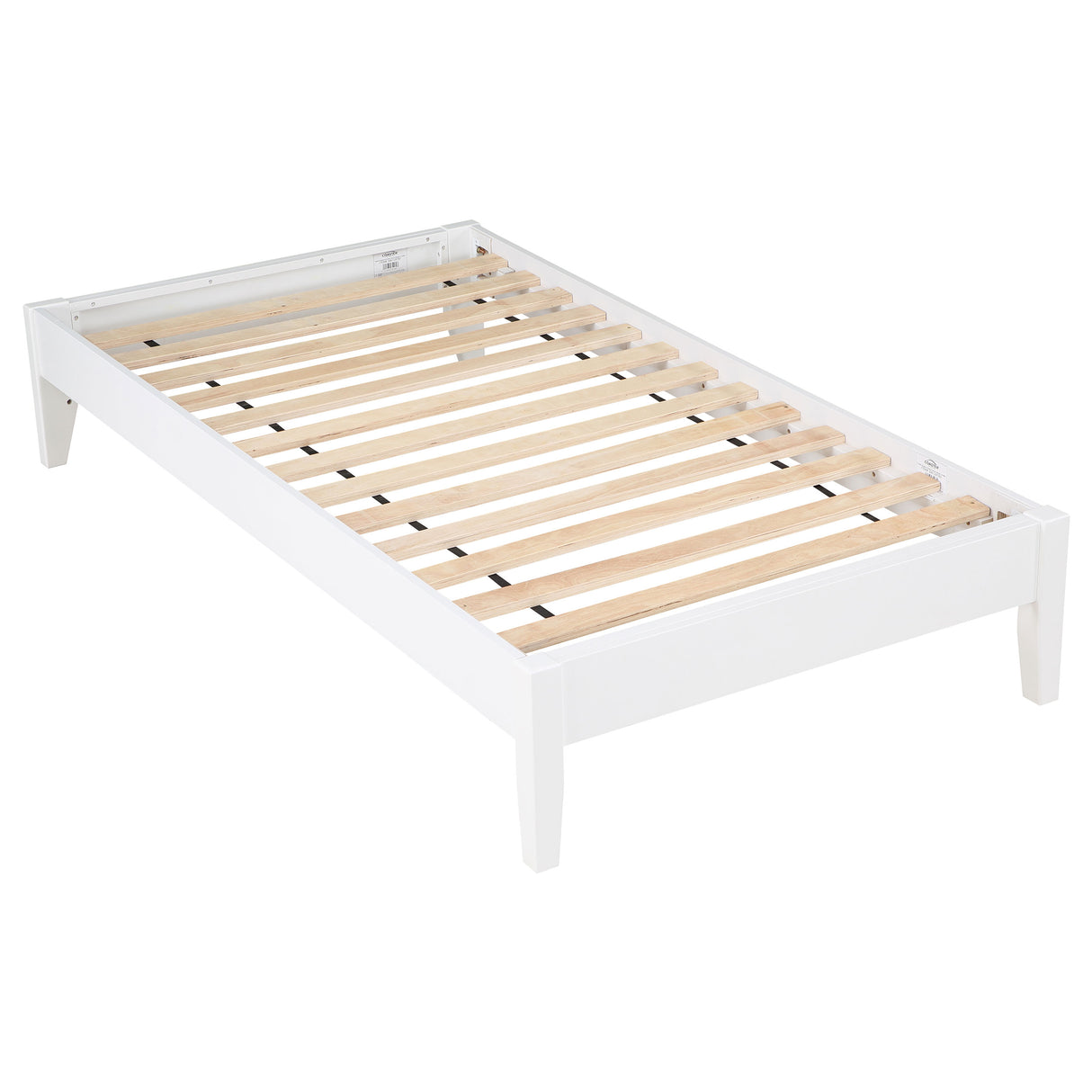 Twin  Bed - Hounslow Platform Twin Bed White