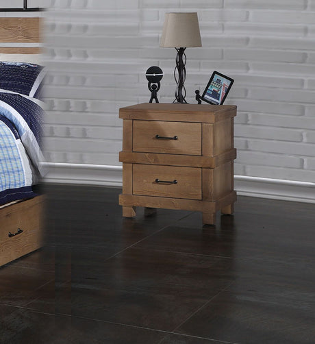 Adams Nightstand 30613 Antique Oak Finish | Acme - 30613 - Home Elegance USA - 1