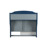 Acme - Neptune II Twin Bed 30620T Gray & Navy Finish