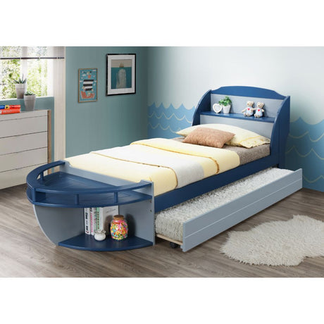 Acme - Neptune II Twin Bed 30620T Gray & Navy Finish