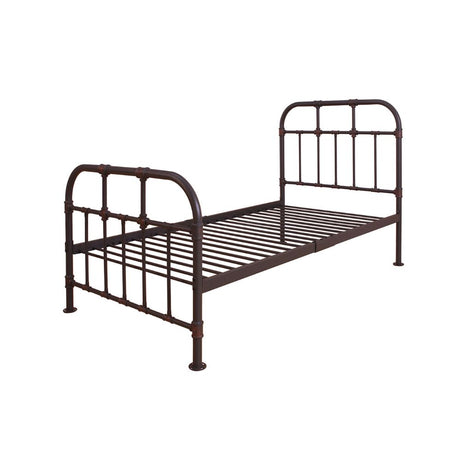 Acme - Nicipolis Twin Bed 30730T Sandy Gray Finish