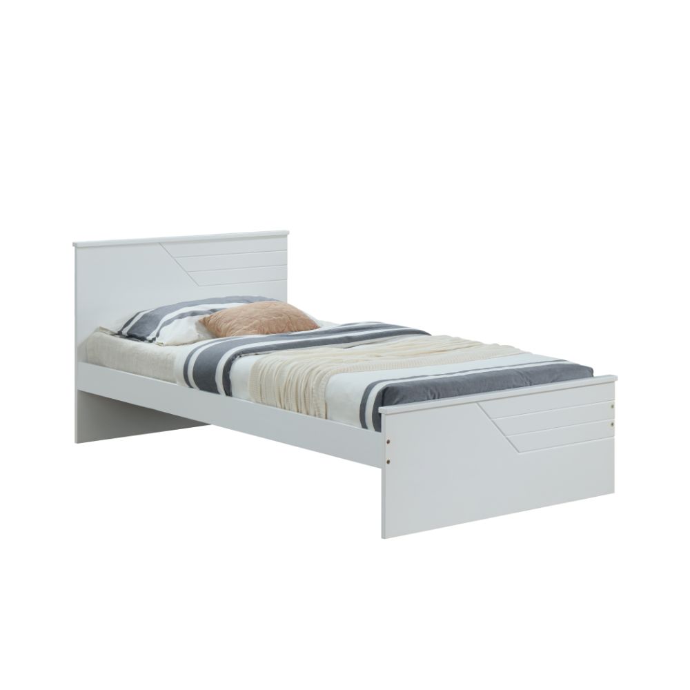 Acme - Ragna Twin Bed 30770T White Finish