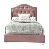 Acme - Reggie Full Bed 30875F Pink Fabric