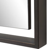 Egon Rectangular Mirror - Black / Silver by Uttermost - View 5
