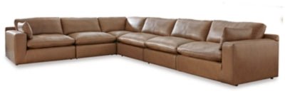 Ashley Caramel Emilia 30901S5 6 - Piece Sectional - Leather - 30901S5 - Home Elegance USA - 1