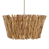 Rhea 4 Light Wood Branch Chandelier Woodtone - Light Brown by Uttermost - View 4