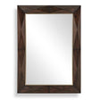 Diamond In The Rough Wood Mirror Gold / Woodtone - Dark Brown by Uttermost - View 1