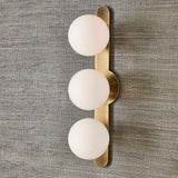 Droplet Mid-Century 3 Light Sconce - Yellow by Uttermost - View 2