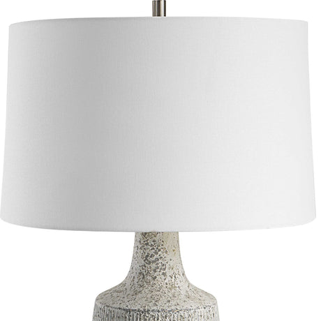 Scouts Table Lamp - Silver / White by Uttermost - View 5
