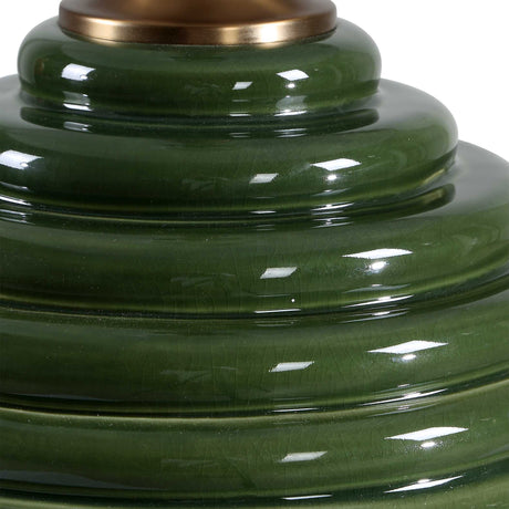 McKay Table Lamp - Dark Green by Uttermost - View 6