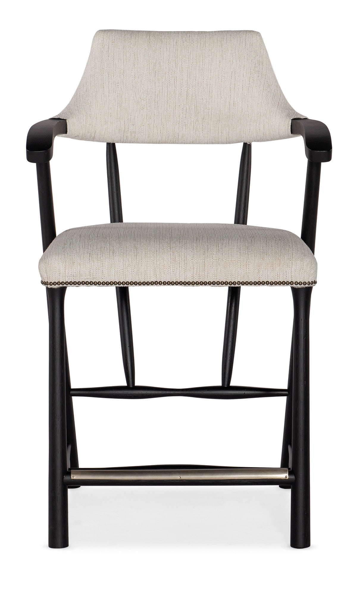 Linville Falls Stack Rock Counter Stool - Beige / Black by Hooker Furniture - View 4