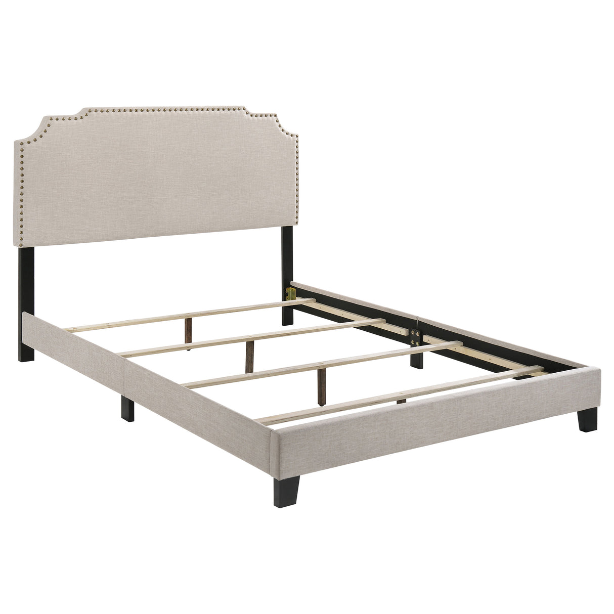 Full Bed - Tamarac Upholstered Full Panel Bed Beige