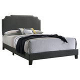 Eastern King Bed - Tamarac Upholstered Eastern King Panel Bed Grey