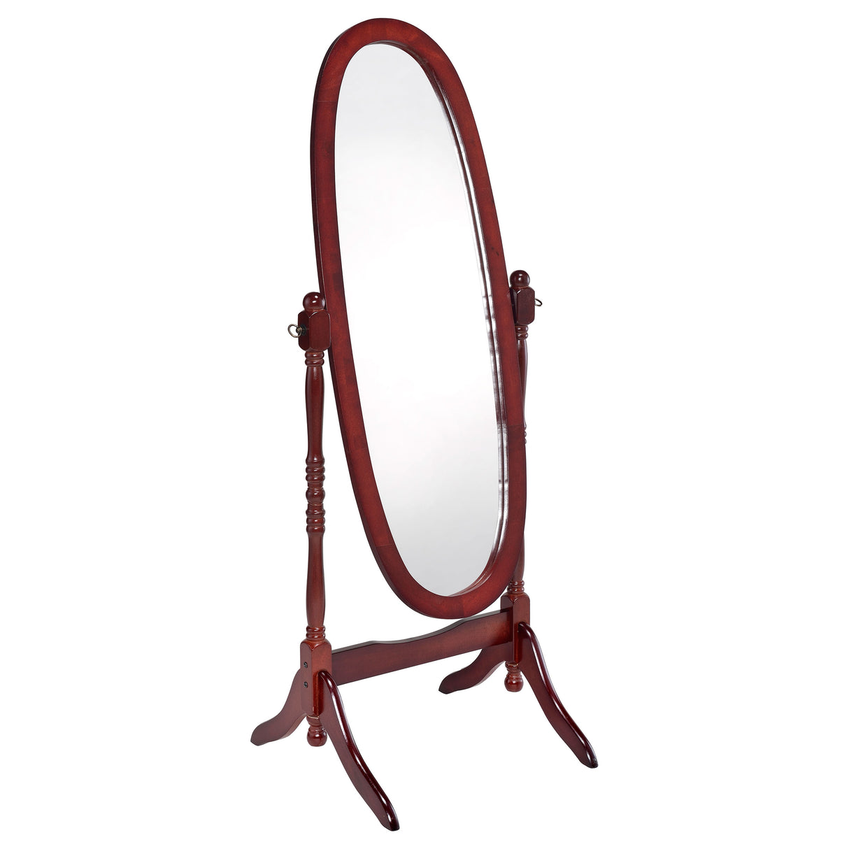 Cheval Mirror - Foyet Oval Cheval Mirror Merlot