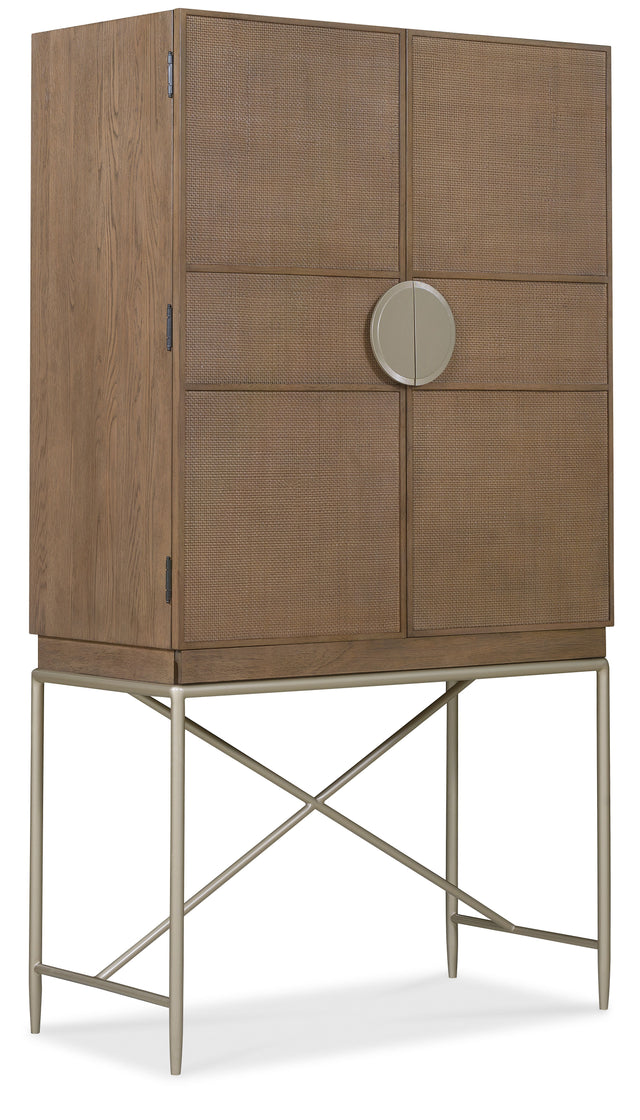 Sonnet Hub - Dark Gray / Light Brown by Hooker Furniture - View 1