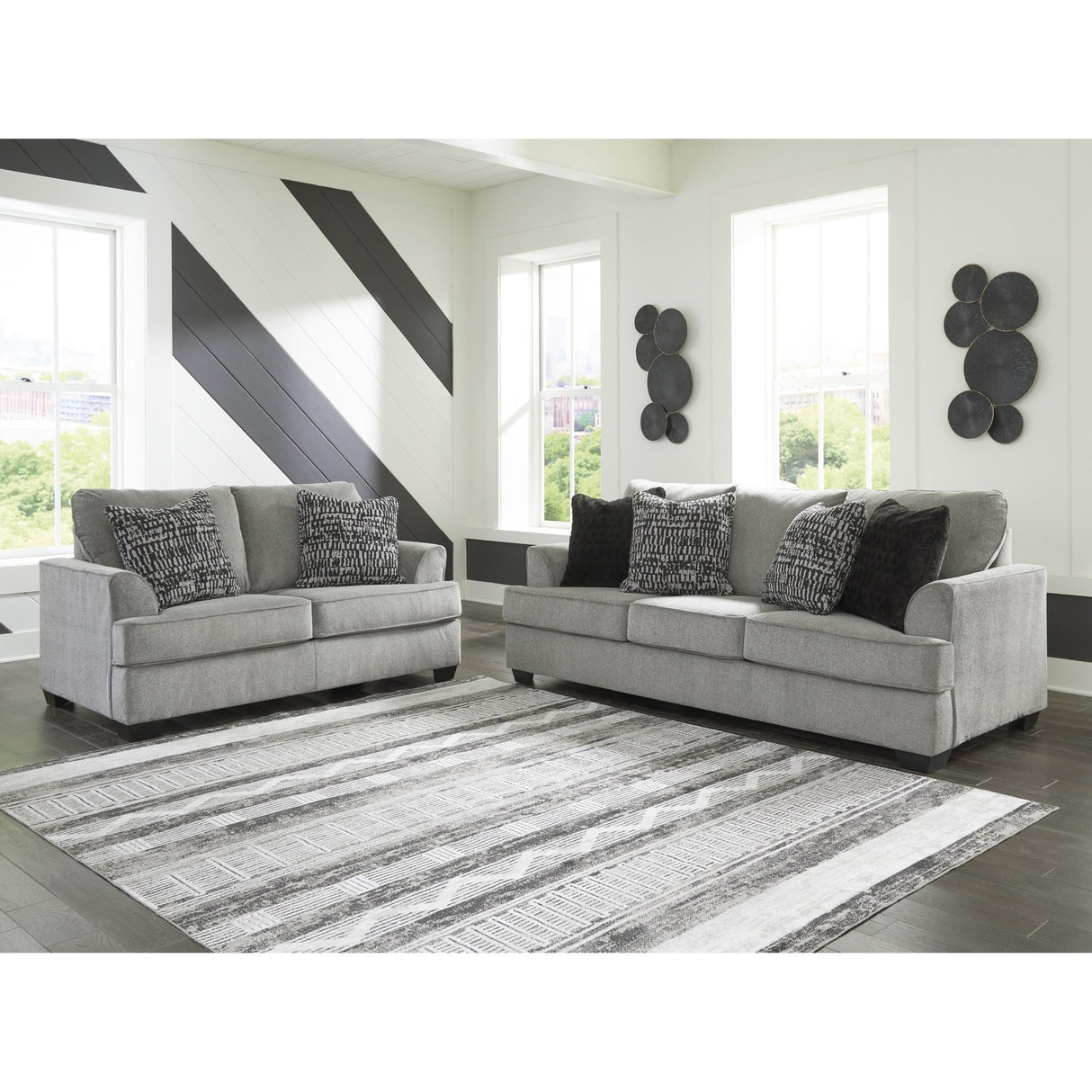 Deakin 34708 2 Pc Living Room Set | Ashley | Home Elegance USA