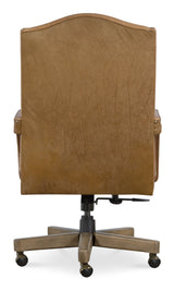 Rochelle Executive Swivel Tilt Chair - Light Brown by Hooker Furniture - View 5