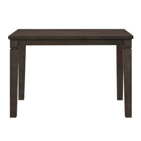 Classic 5pc Counter Height Dining Dark Espresso Finish Extendable Table and Chairs Set Upholstered Seat Wooden Dining Furniture - sold by Home Elegance USA