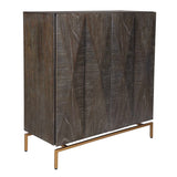 Marico 2 Door Mindi Cabinet - Dark Brown by Uttermost - View 4