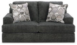 Ashley Smoke Karinne Loveseat - Velvet | Home Elegance USA