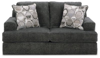 Ashley Smoke Karinne Loveseat - Velvet - 3140235 - Home Elegance USA - 1