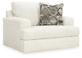 Ashley Linen Karinne Chair and a Half - Velvet | Home Elegance USA