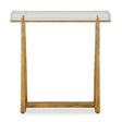 Midas Thick Crystal Accent Table - Gold by Uttermost - View 1