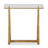 Midas Thick Crystal Accent Table - Gold by Uttermost - View 1