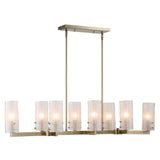 Mistie 8 Light Linear Chandelier - Bronze by Uttermost - View 4