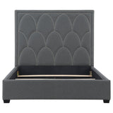 Bowfield Upholstered Eastern King Panel Bed Charcoal | Coaster - 315900KE - Home Elegance USA - 4