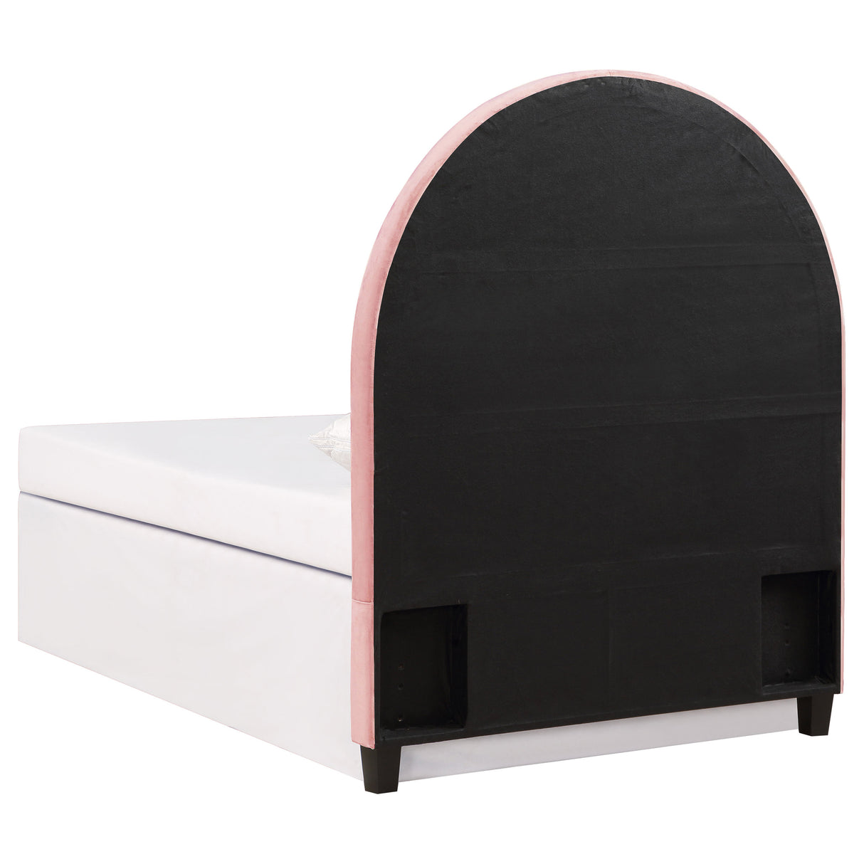 Twin Headboard - June Upholstered Arched Twin Headboard Blush