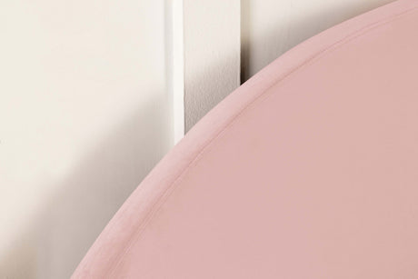 Twin Headboard - June Upholstered Arched Twin Headboard Blush