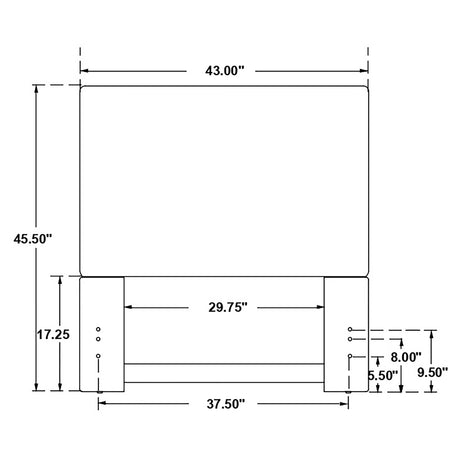 Twin Headboard - Pirro Upholstered Headboard Sand