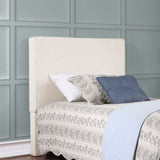 Twin Headboard - Kosmo Rectangular Upholstered Headboard Sand