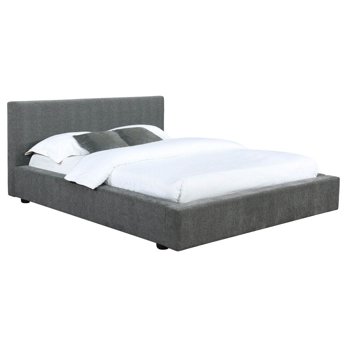 Full Bed - Gregory Upholstered Full Panel Bed Graphite