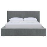 Full Bed - Gregory Upholstered Full Panel Bed Graphite