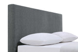 Eastern King Bed - Gregory Upholstered Eastern King Panel Bed Graphite