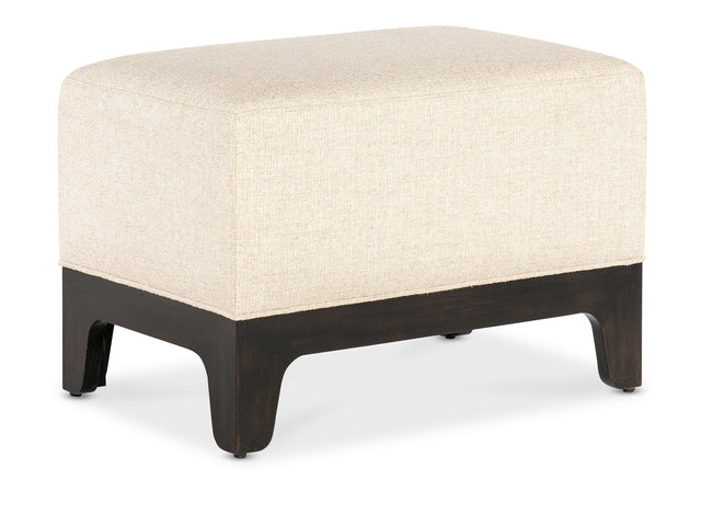 Archives Ottoman - Beige / Black by Hooker Furniture - View 1