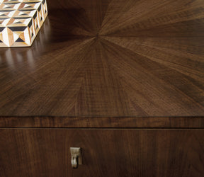 Archives Executive Desk Dark Wood - Dark Brown by Hooker Furniture - View 3