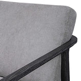 Brunei Modern Accent Chair - Light Gray by Uttermost - View 8