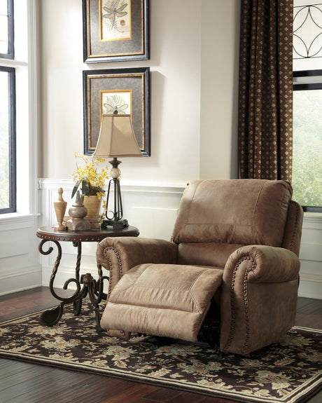 Ashley Earth Larkinhurst Rocker Recliner - Faux Leather - 3190125 - Home Elegance USA - 3