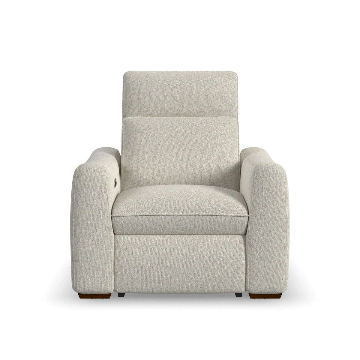Ava Power Recliner With Power Headrest & Lumbar - Light Gray | Flexsteel