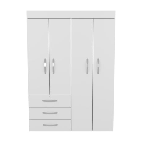 Mobile Velvet Armoire, Bedroom, White - sold by Home Elegance USA