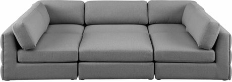 Beckham - Modular Sectional 6 Piece - Gray