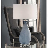 Atlantica Lamp Ocean Blue - Blue / Beige by Uttermost - View 2