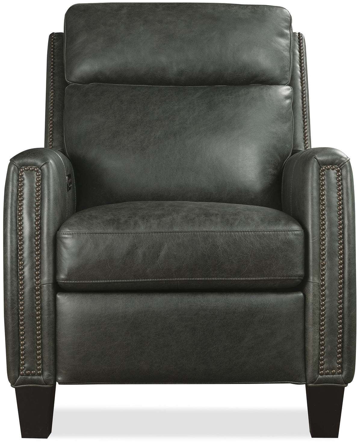 Jacklyn Power Recliner With Pop-Up Headrest - Dark Gray by Hooker Furniture - View 6