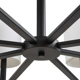 Faiyam 8 Light Rattan Chandelier - Black by Uttermost - View 6