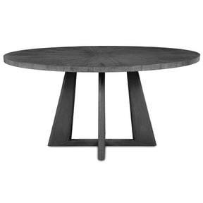 Pulsar Round Walnut Dining Table - Gray by Uttermost - View 1