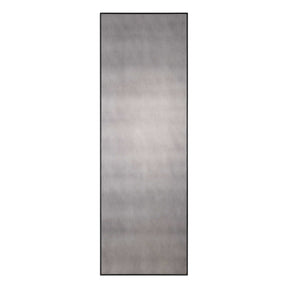 Burwell Oversized Antiqued Mirror - Black by Uttermost - View 1